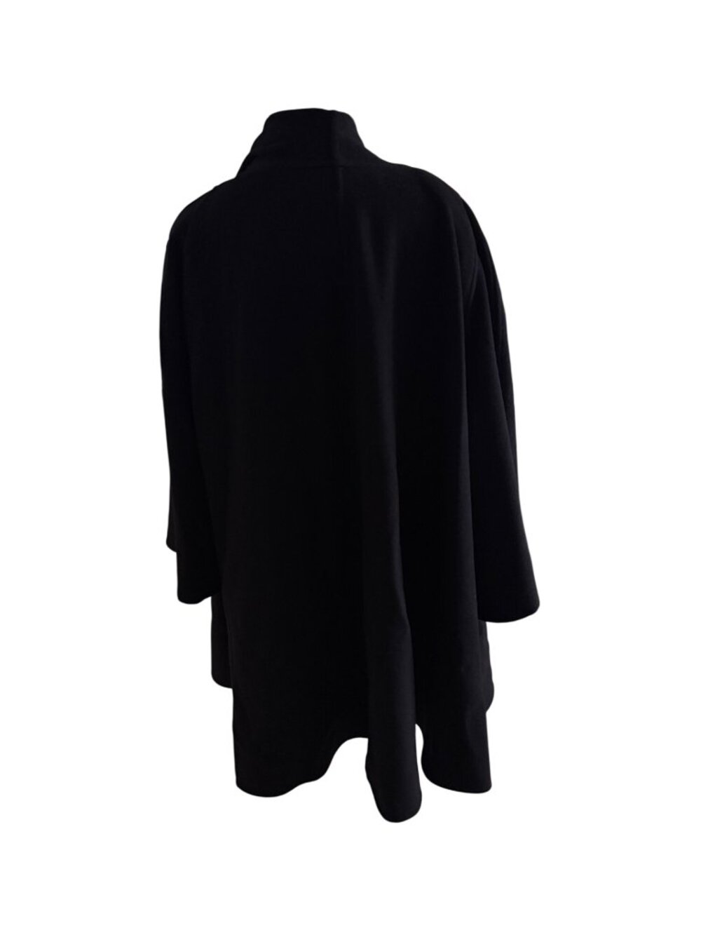 Maurice Daquin Vintage Black Open Front Cape Women’s One Size - Picture 3 of 11